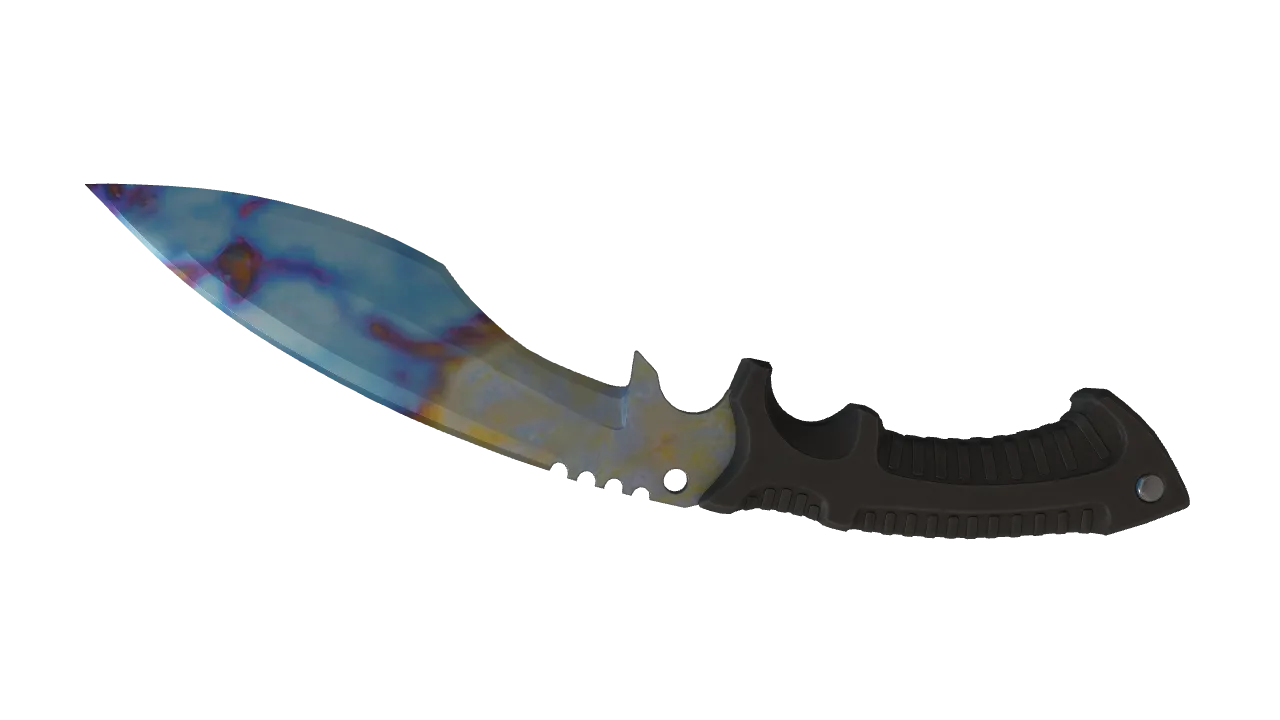 Kukri Knife | Case Hardened seed #470, back