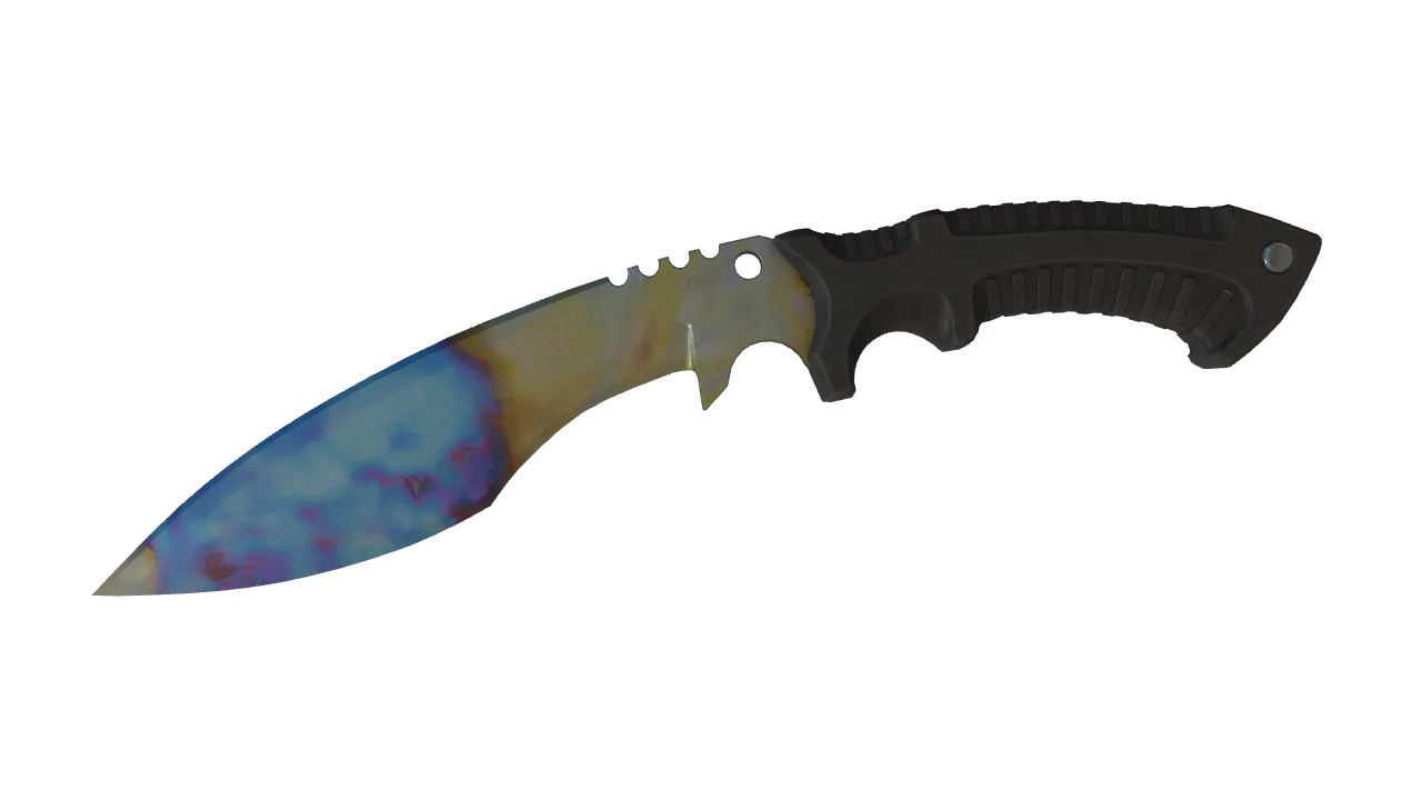 Kukri Knife | Case Hardened seed #470, front