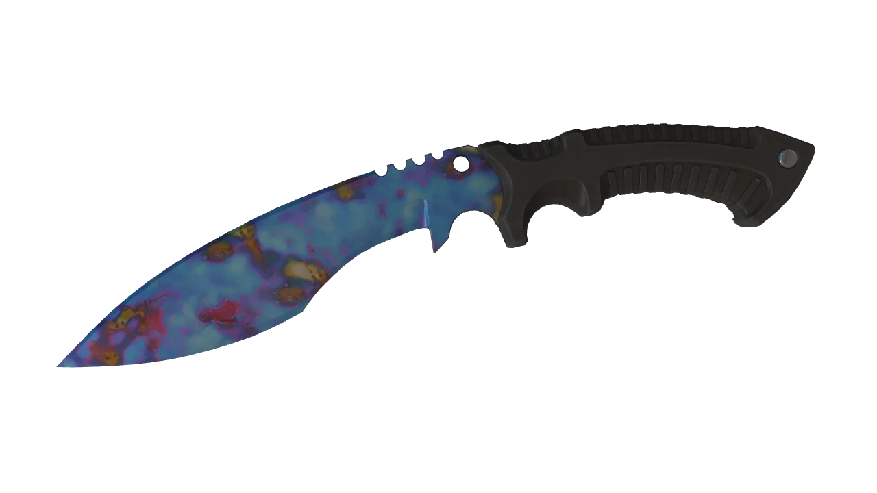 Kukri Knife | Case Hardened seed #478, front