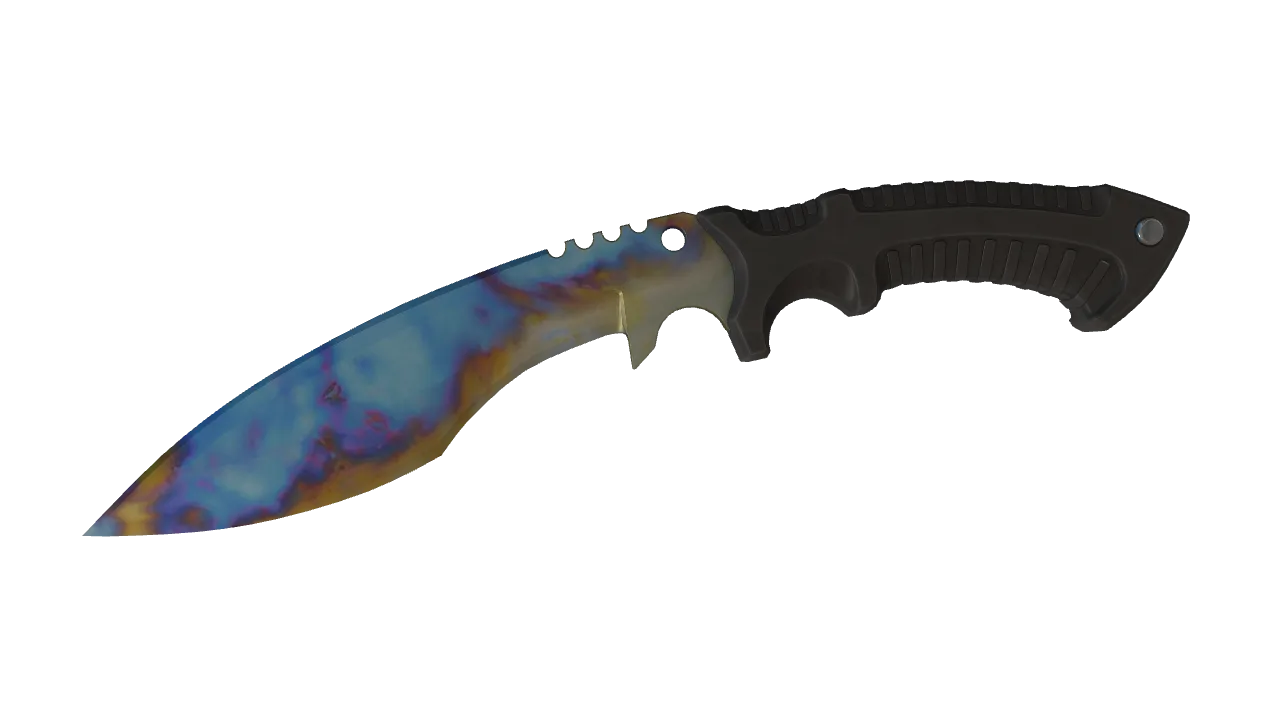 Kukri Knife | Case Hardened seed #488, front