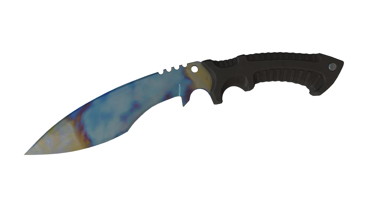 Kukri Knife | Case Hardened seed #499, front