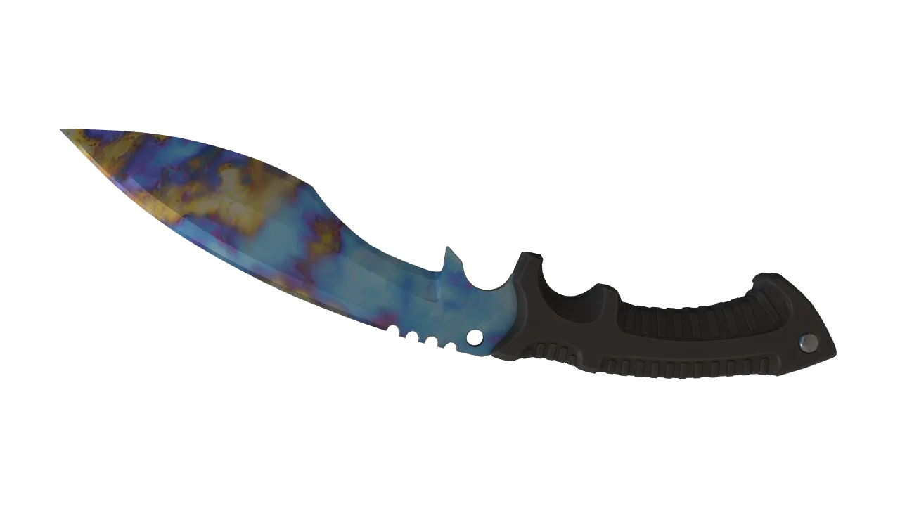 Kukri Knife | Case Hardened seed #505, back