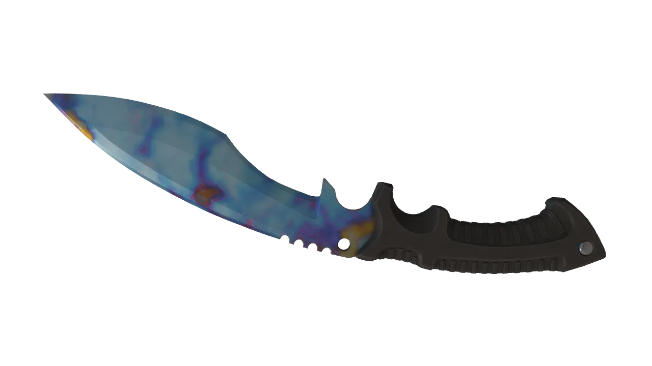 Kukri Knife | Case Hardened seed #510, back