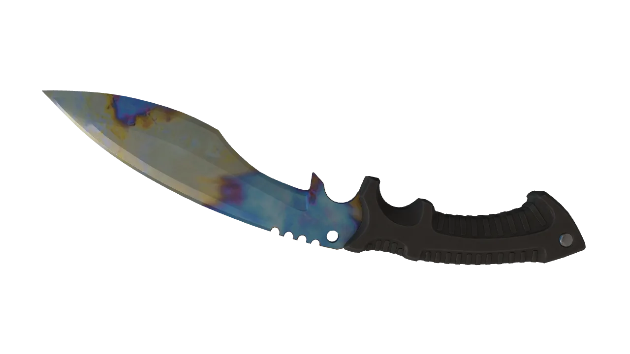 Kukri Knife | Case Hardened seed #513, back