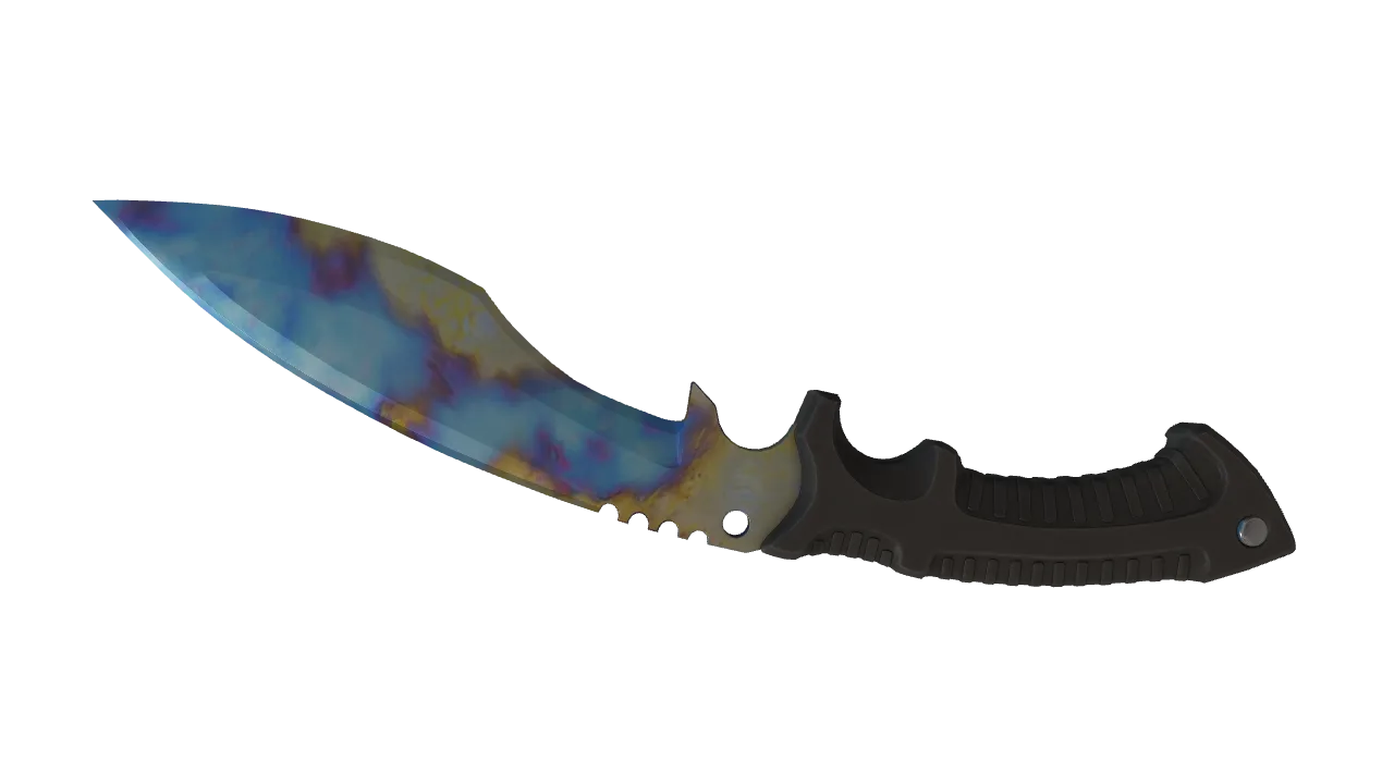 Kukri Knife | Case Hardened seed #522, back