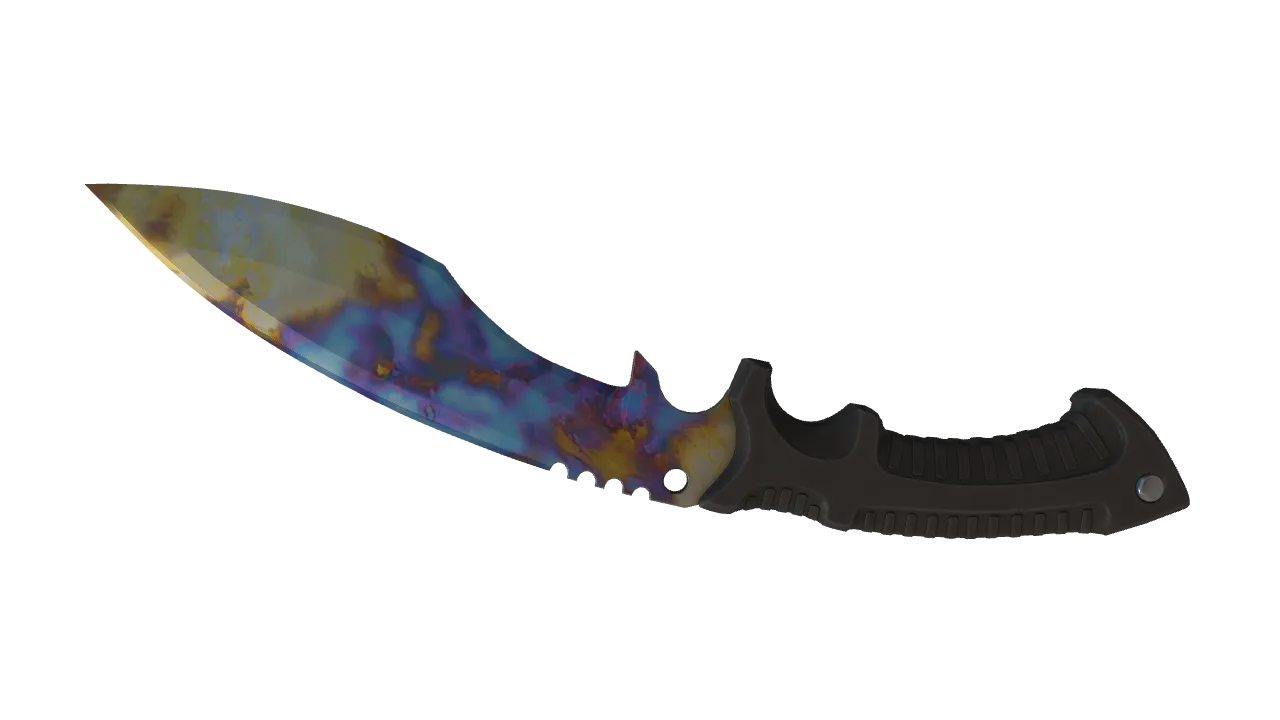 Kukri Knife | Case Hardened seed #527, back
