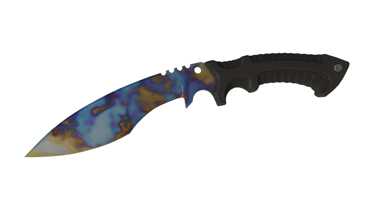 Kukri Knife | Case Hardened seed #527, front