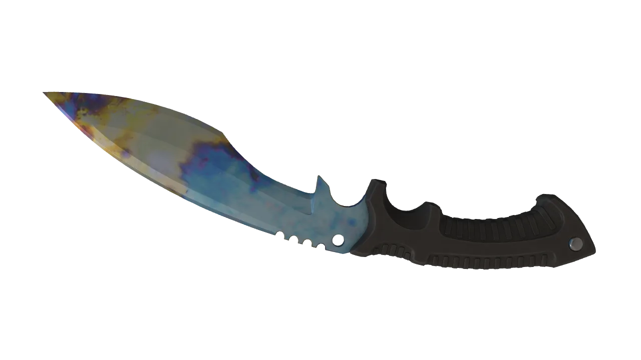 Kukri Knife | Case Hardened seed #528, back
