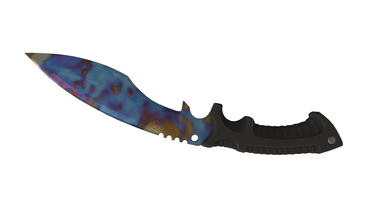 Kukri Knife | Case Hardened seed #53, back