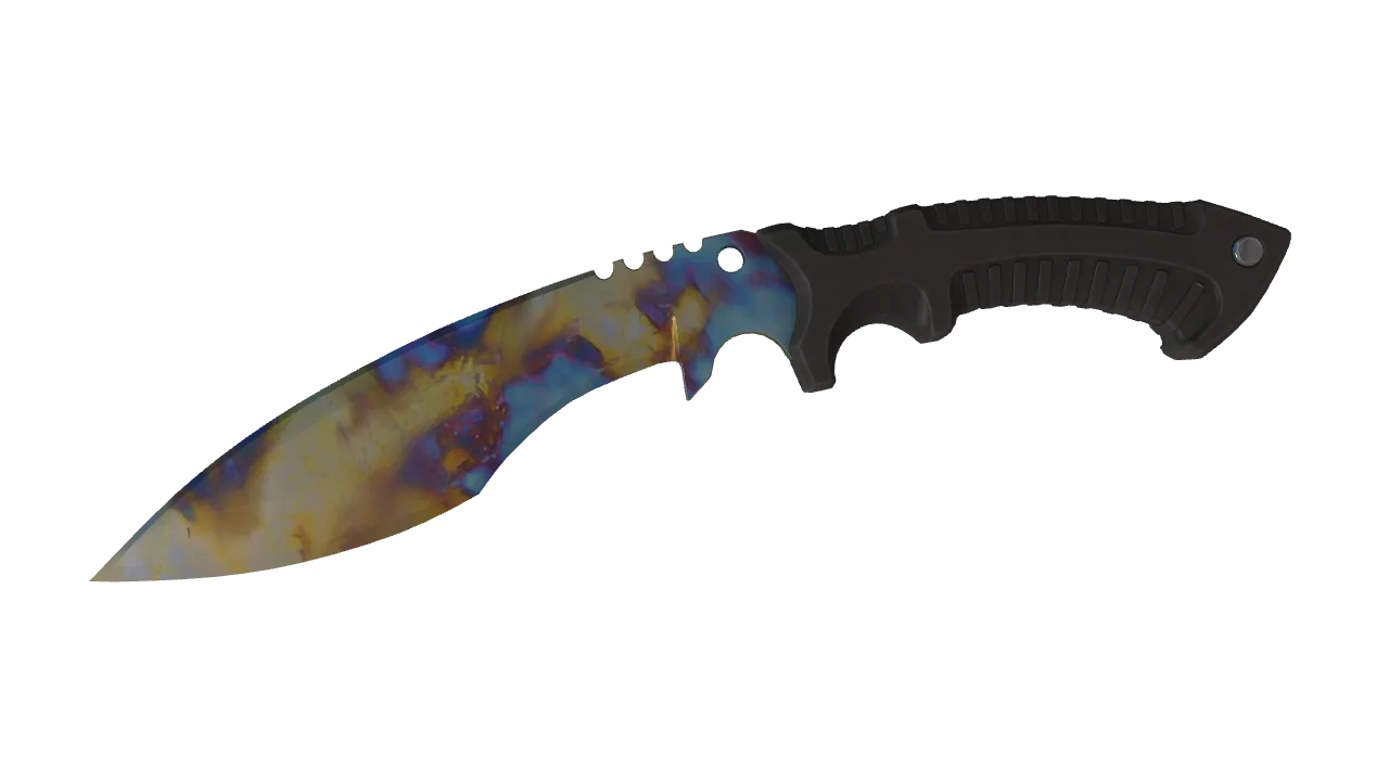 Kukri Knife | Case Hardened seed #53, front