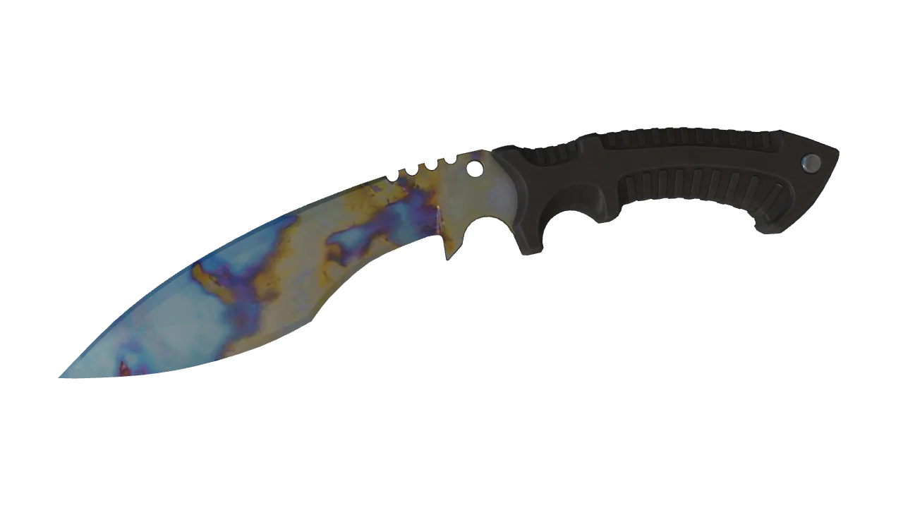 Kukri Knife | Case Hardened seed #541, front