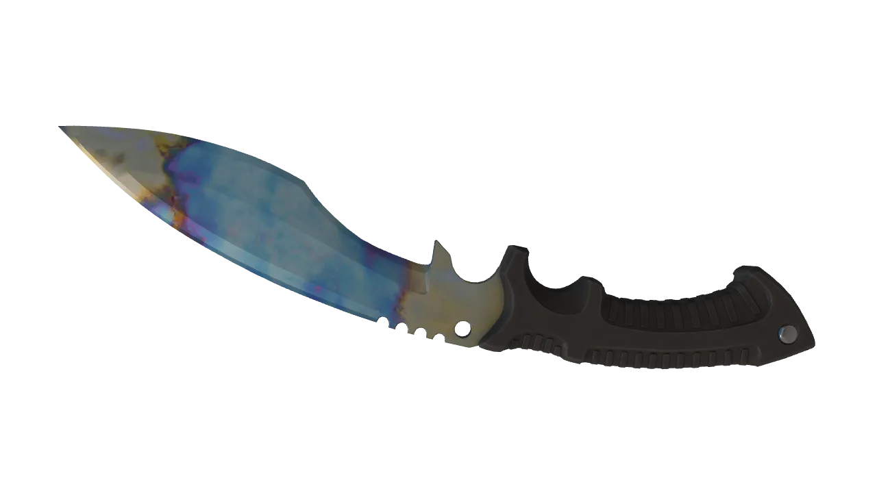 Kukri Knife | Case Hardened seed #547, back