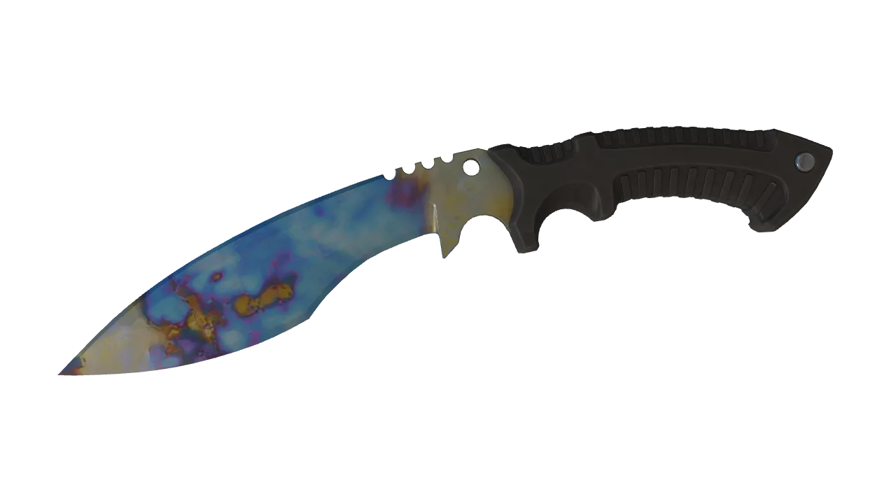 Kukri Knife | Case Hardened seed #547, front