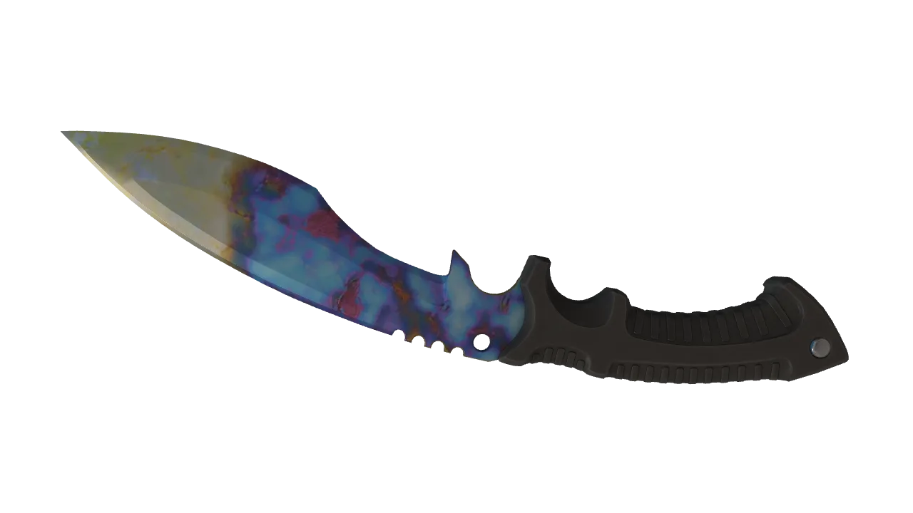 Kukri Knife | Case Hardened seed #548, back