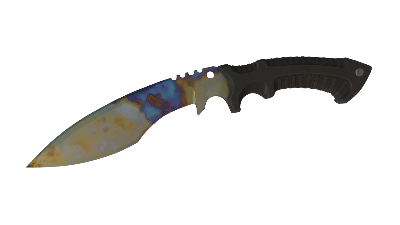 Kukri Knife | Case Hardened seed #548, front