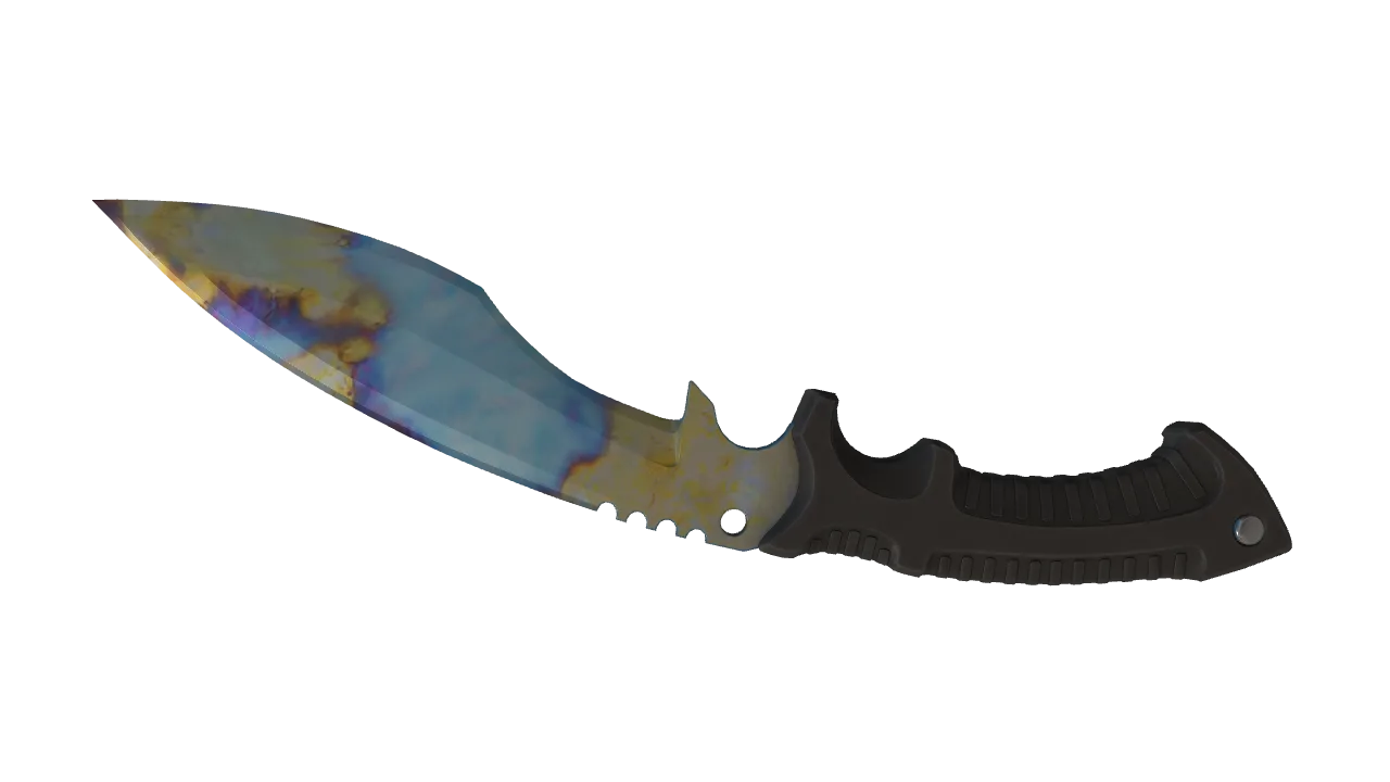 Kukri Knife | Case Hardened seed #556, back