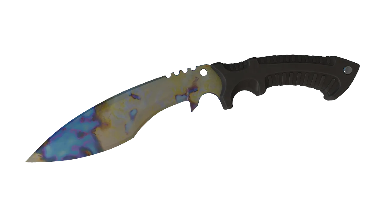 Kukri Knife | Case Hardened seed #57, front
