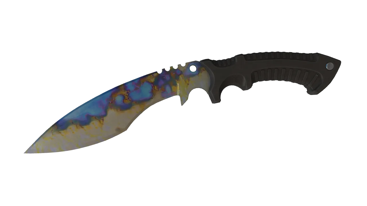 Kukri Knife | Case Hardened seed #575, front