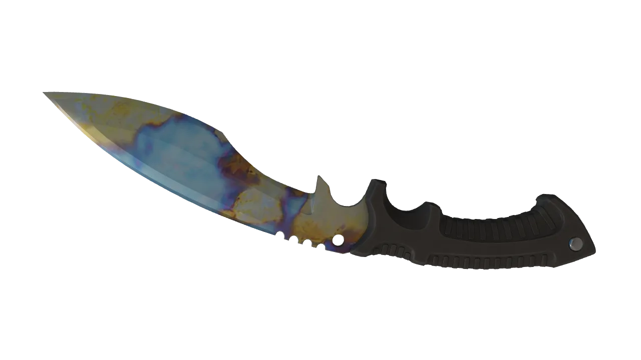 Kukri Knife | Case Hardened seed #598, back