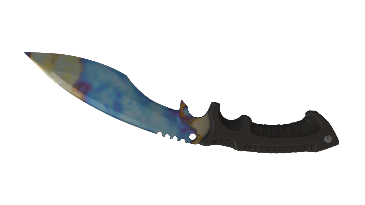 Kukri Knife | Case Hardened seed #61, back