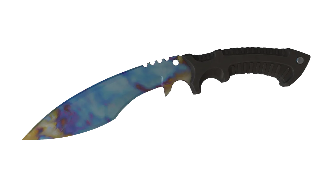 Kukri Knife | Case Hardened seed #612, front
