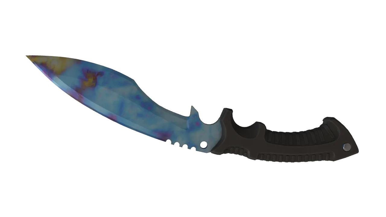Kukri Knife | Case Hardened seed #618, back
