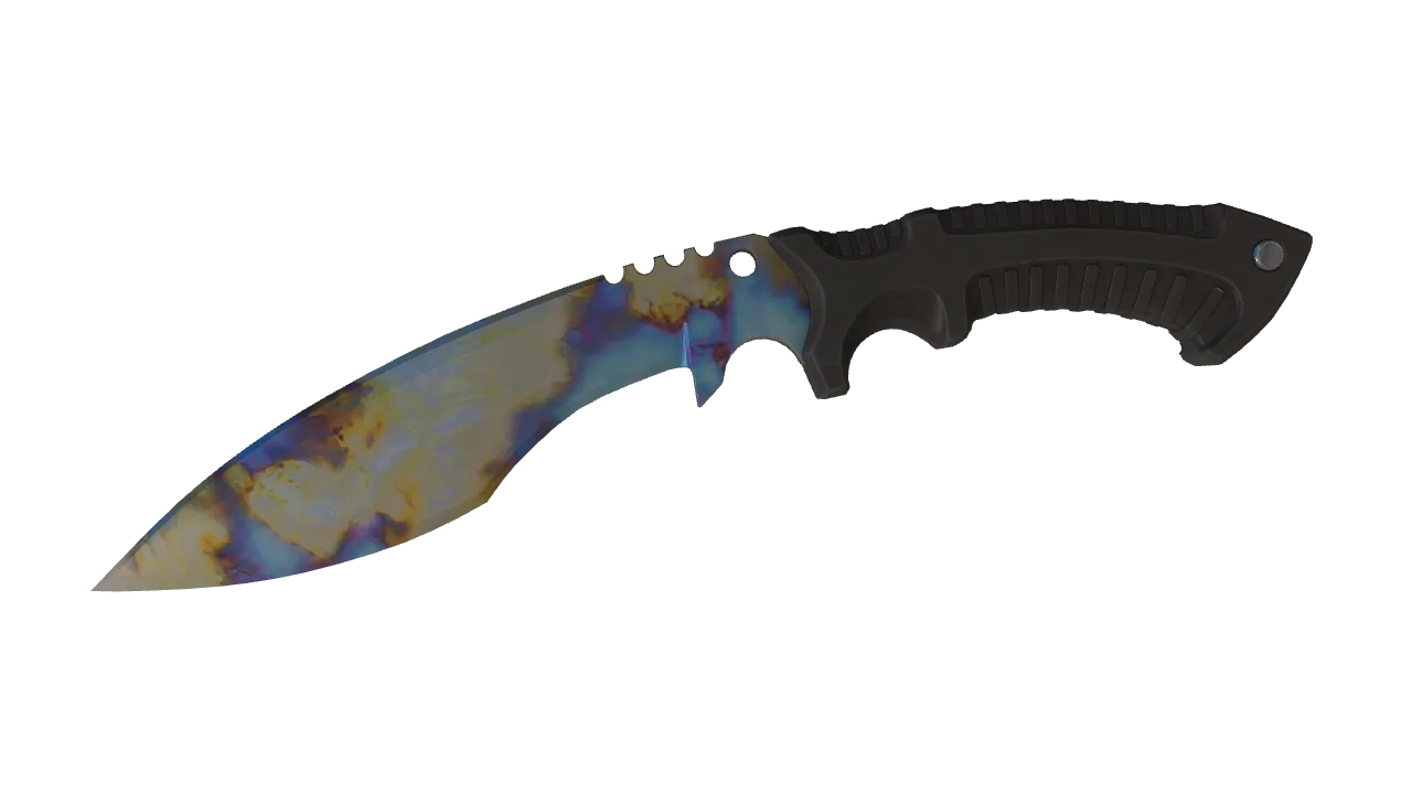 Kukri Knife | Case Hardened seed #622, front