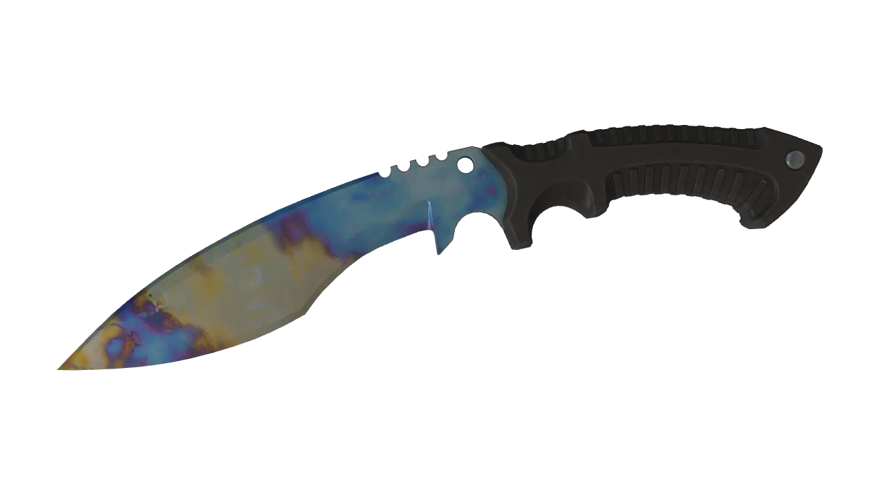 Kukri Knife | Case Hardened seed #629, front