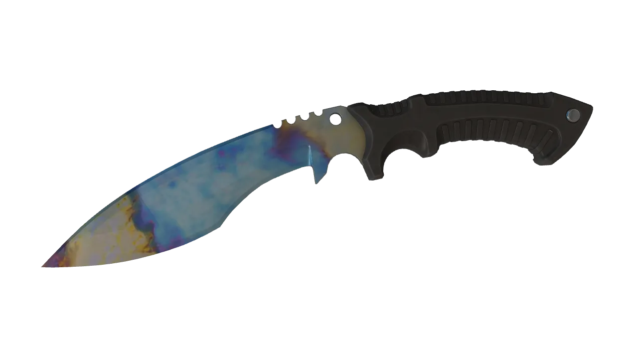 Kukri Knife | Case Hardened seed #630, front