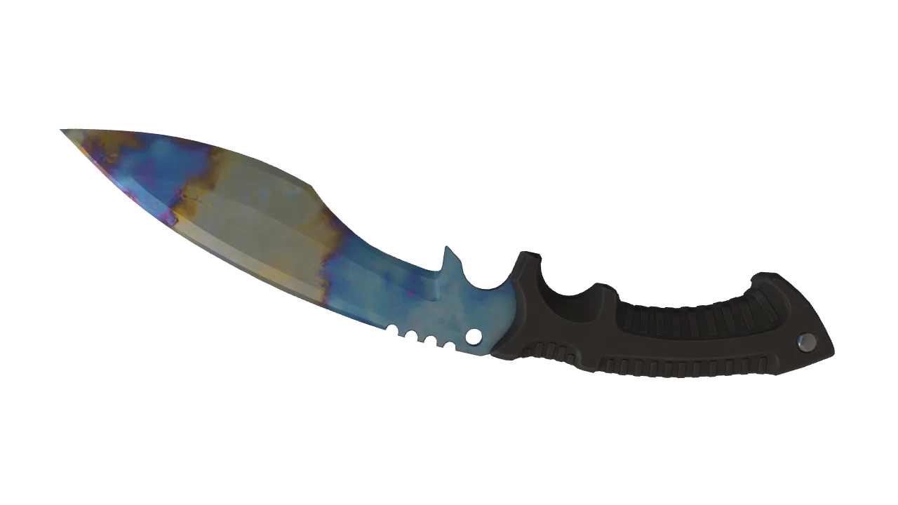 Kukri Knife | Case Hardened seed #633, back
