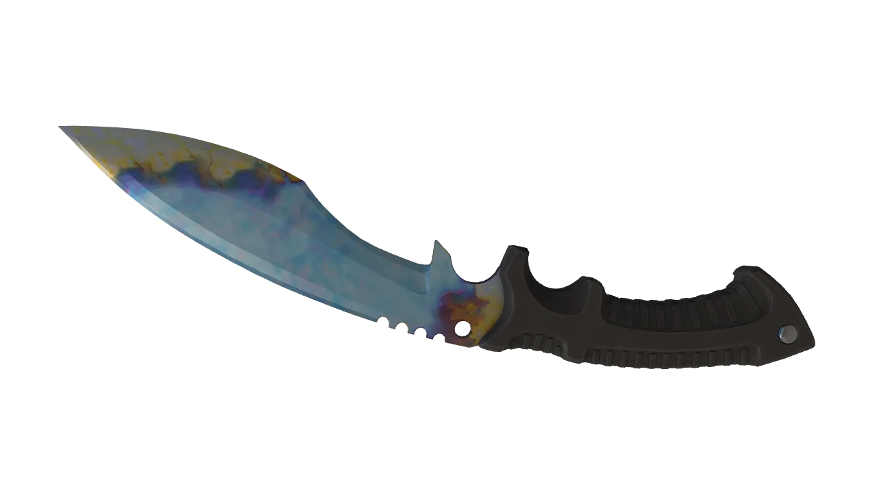 Kukri Knife | Case Hardened seed #638, back