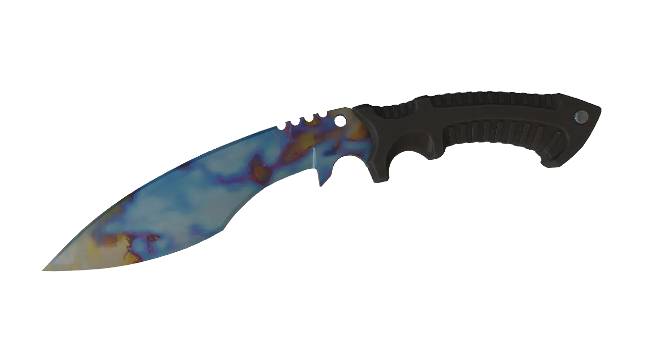 Kukri Knife | Case Hardened seed #642, front