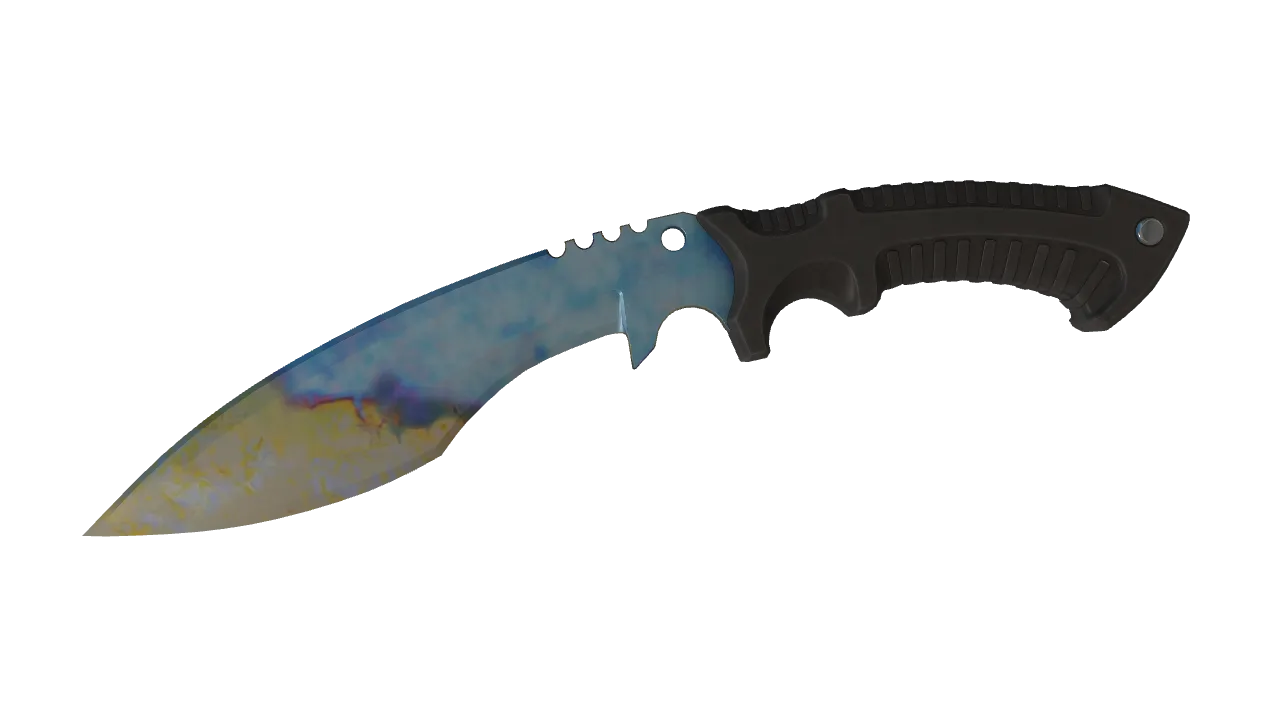 Kukri Knife | Case Hardened seed #652, front