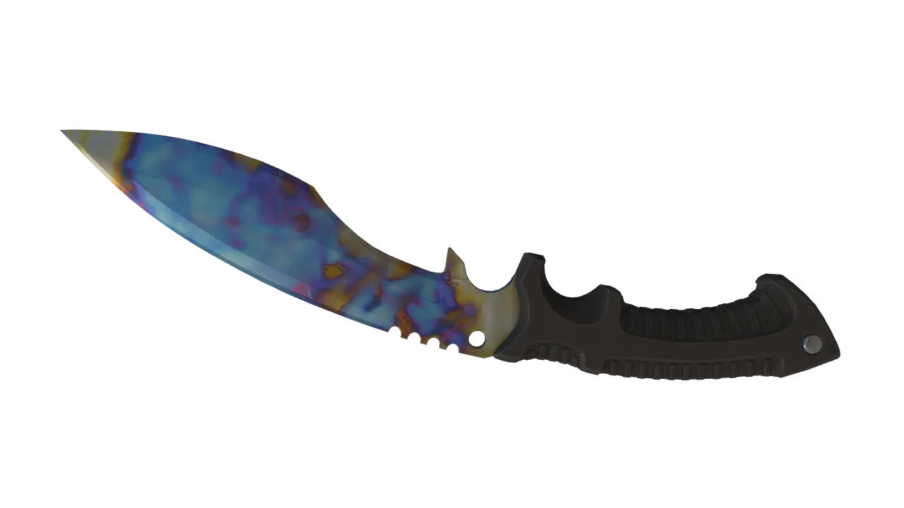 Kukri Knife | Case Hardened seed #655, back