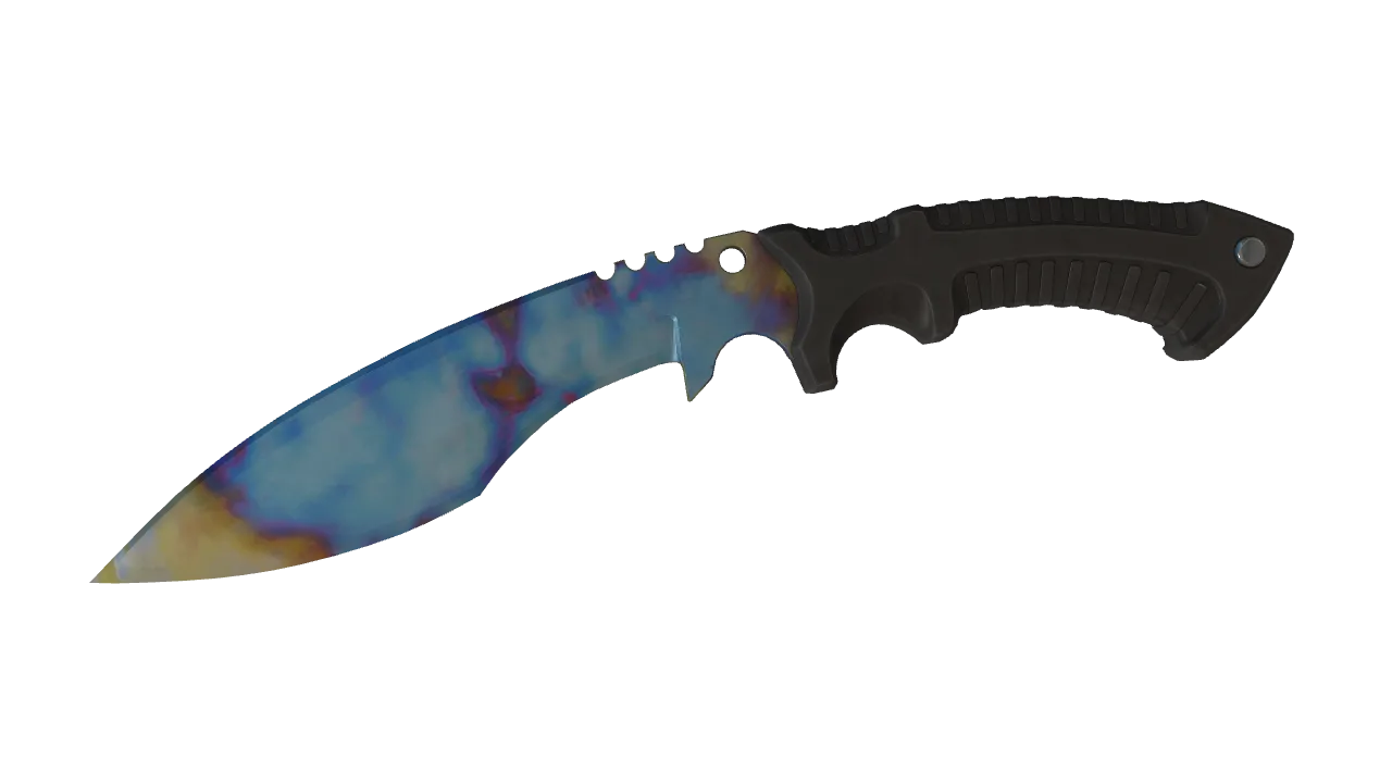 Kukri Knife | Case Hardened seed #655, front