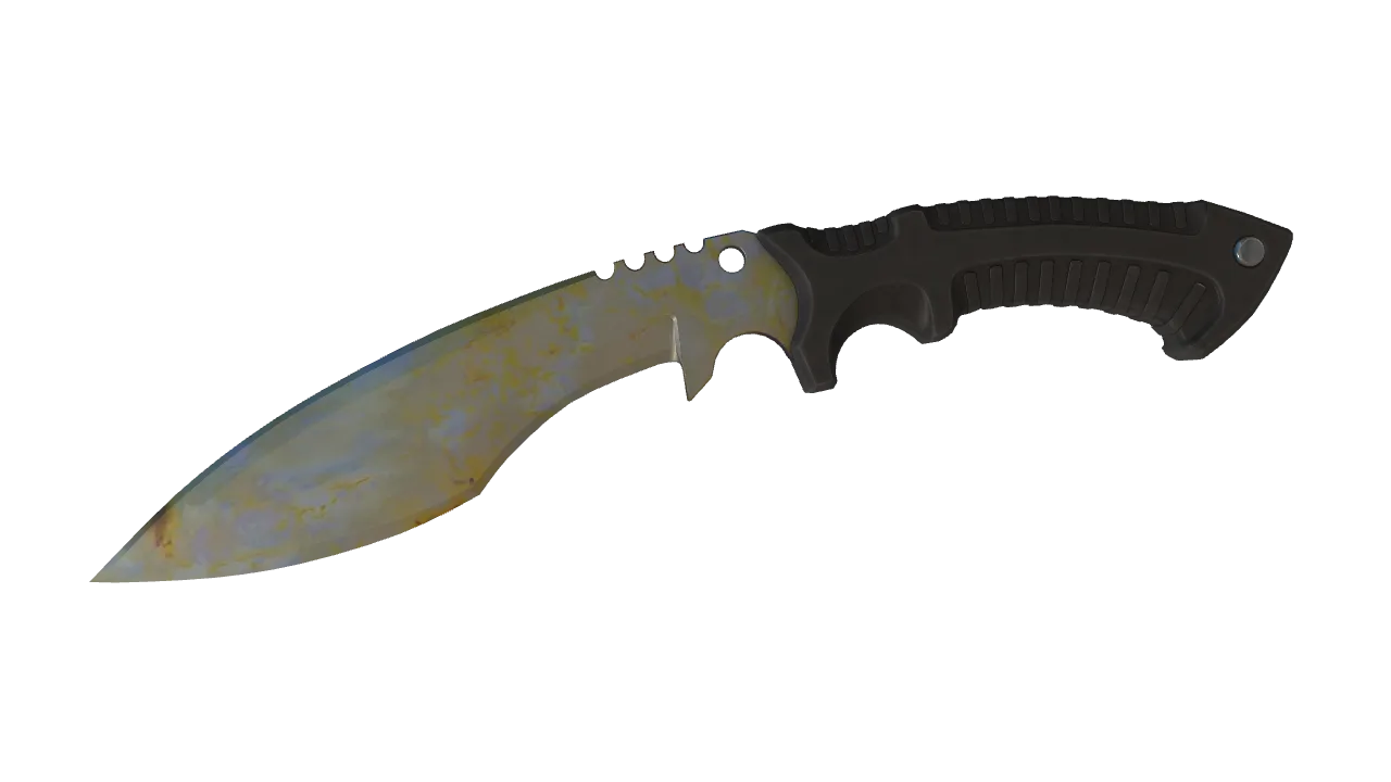 Kukri Knife | Case Hardened seed #657, front