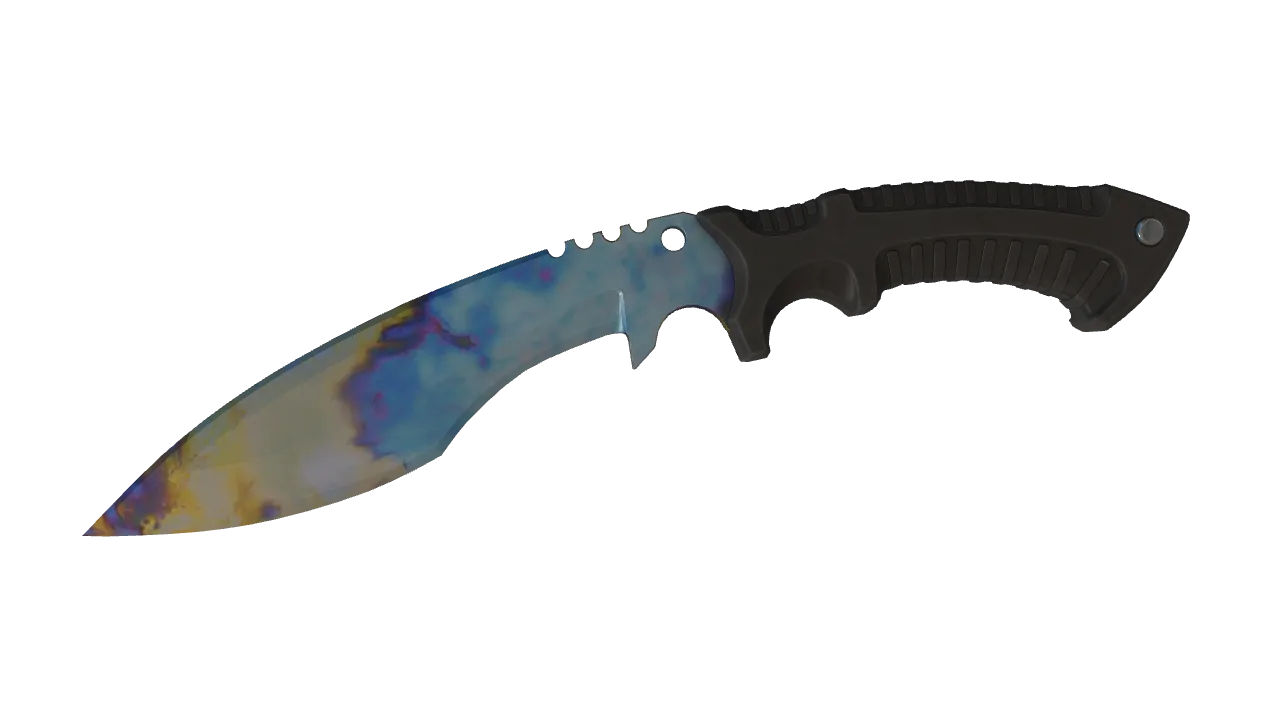 Kukri Knife | Case Hardened seed #658, front