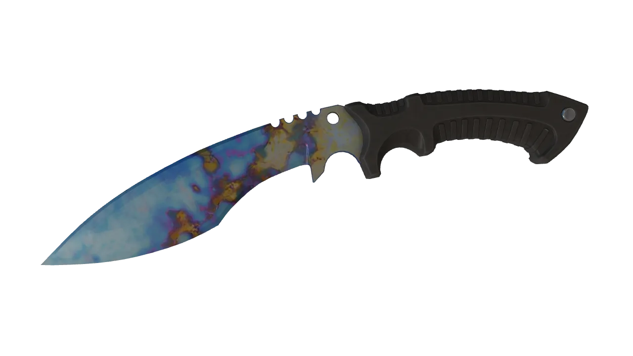 Kukri Knife | Case Hardened seed #664, front
