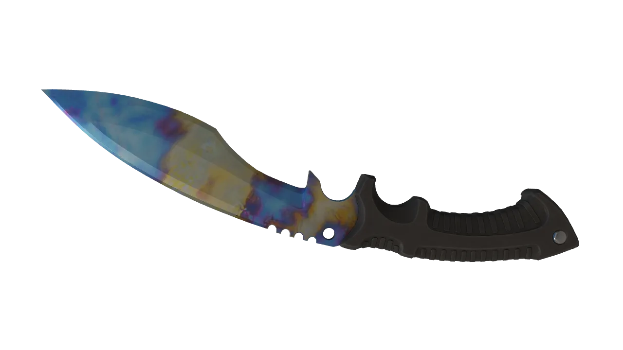 Kukri Knife | Case Hardened seed #670, back