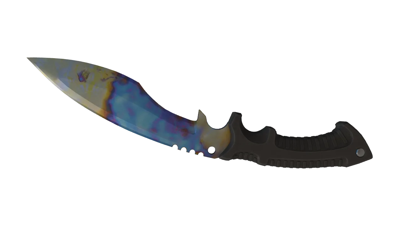 Kukri Knife | Case Hardened seed #672, back