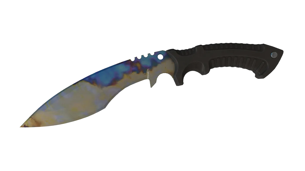 Kukri Knife | Case Hardened seed #682, front