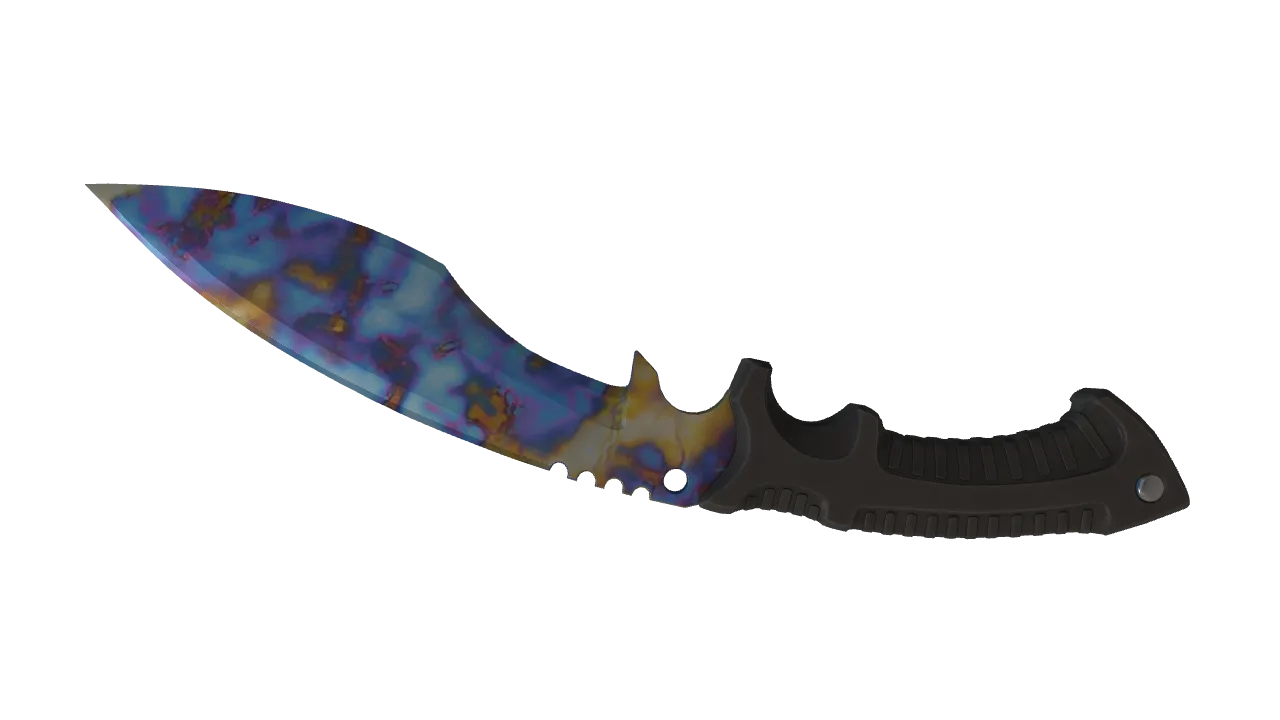 Kukri Knife | Case Hardened seed #697, back