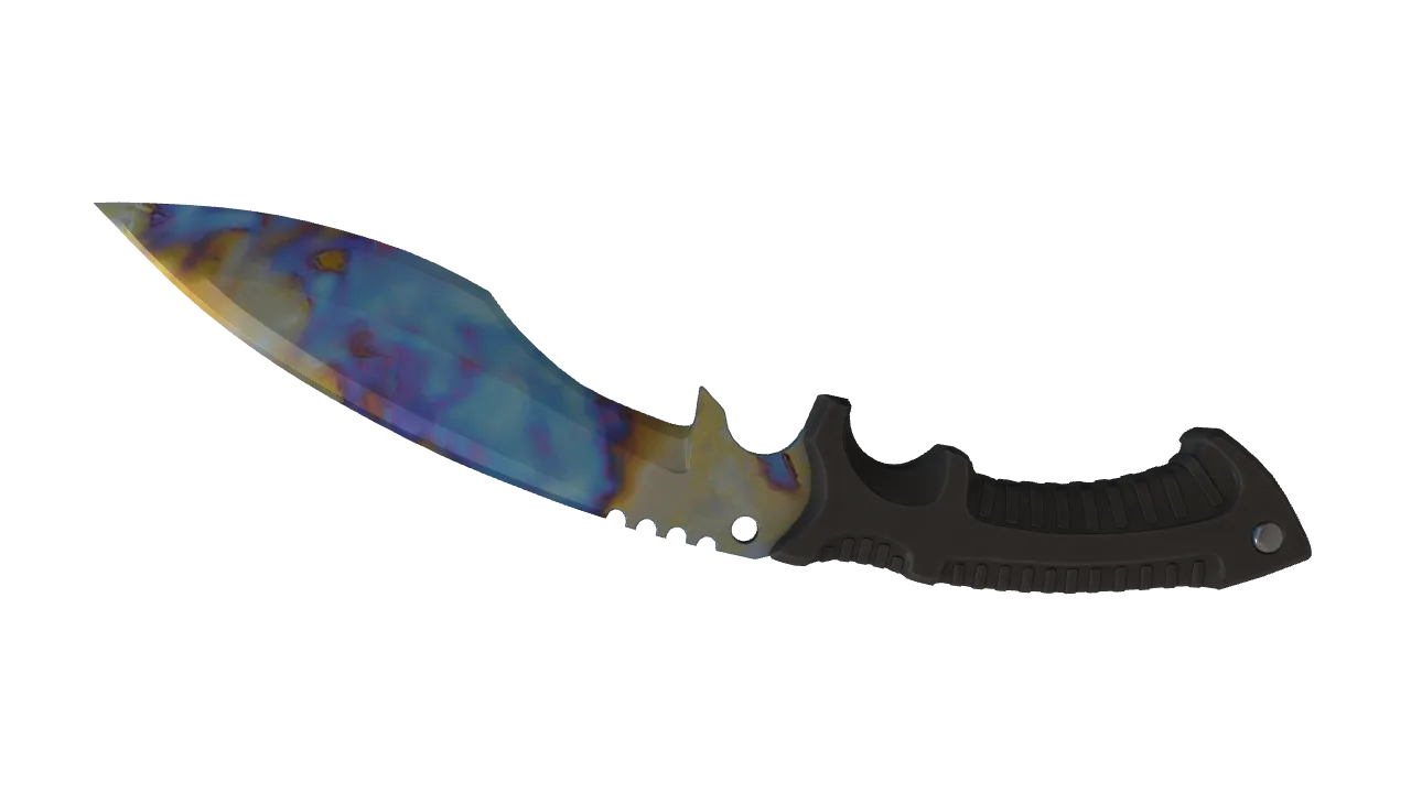 Kukri Knife | Case Hardened seed #700, back