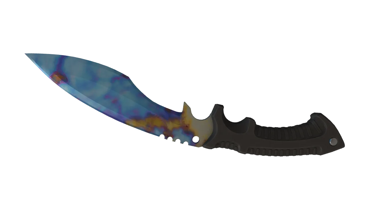 Kukri Knife | Case Hardened seed #708, back