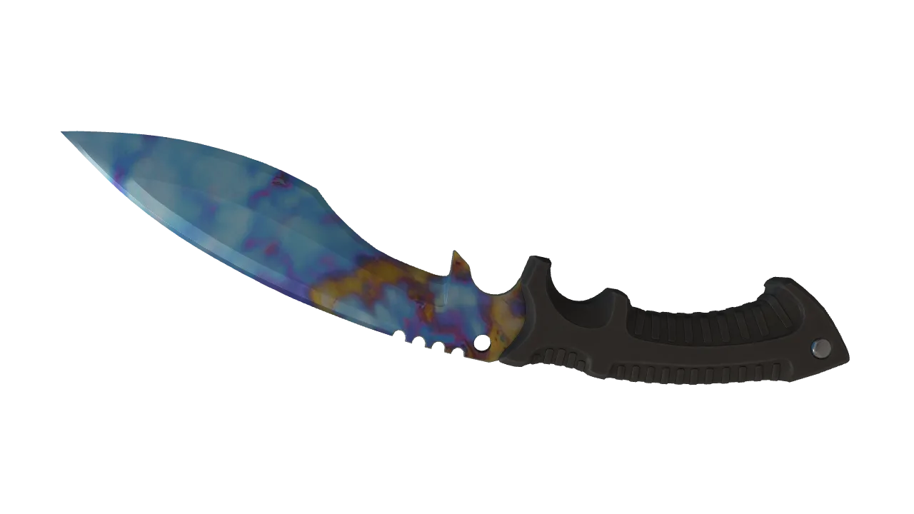 Kukri Knife | Case Hardened seed #711, back