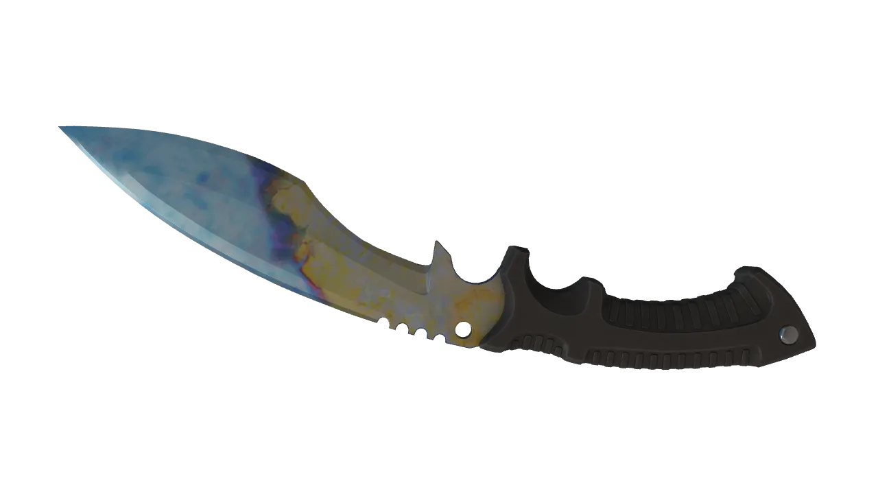 Kukri Knife | Case Hardened seed #713, back