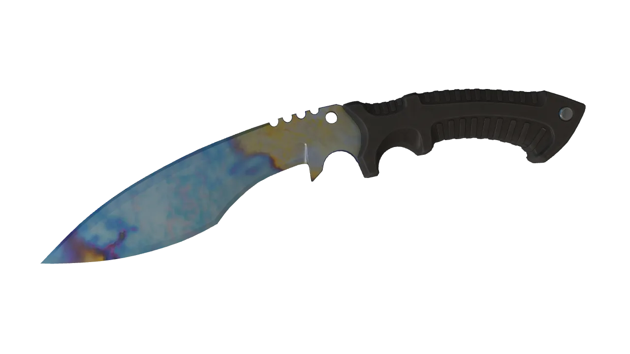 Kukri Knife | Case Hardened seed #713, front