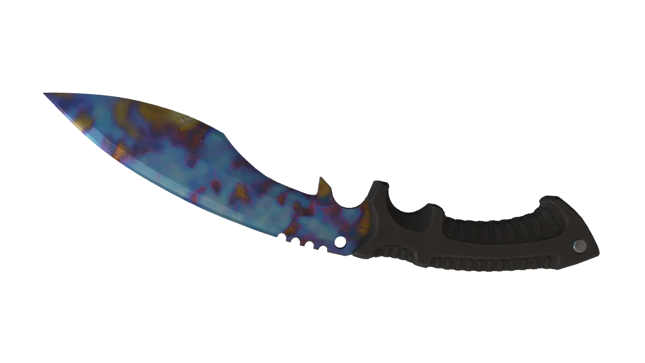 Kukri Knife | Case Hardened seed #717, back