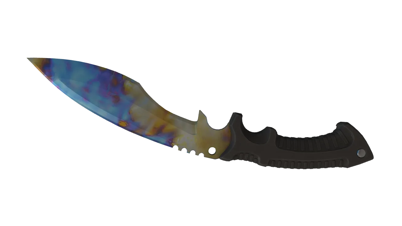 Kukri Knife | Case Hardened seed #727, back