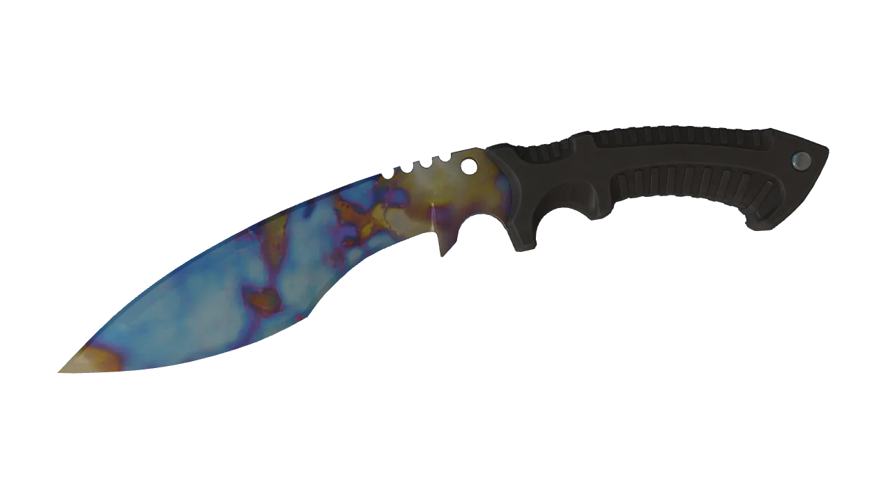 Kukri Knife | Case Hardened seed #727, front